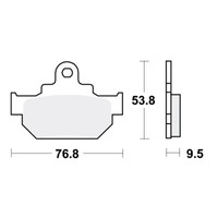 TRW BremsbeläGe Passend Vorn FüR Suzuki DR 600 S Bj. 1985-1989