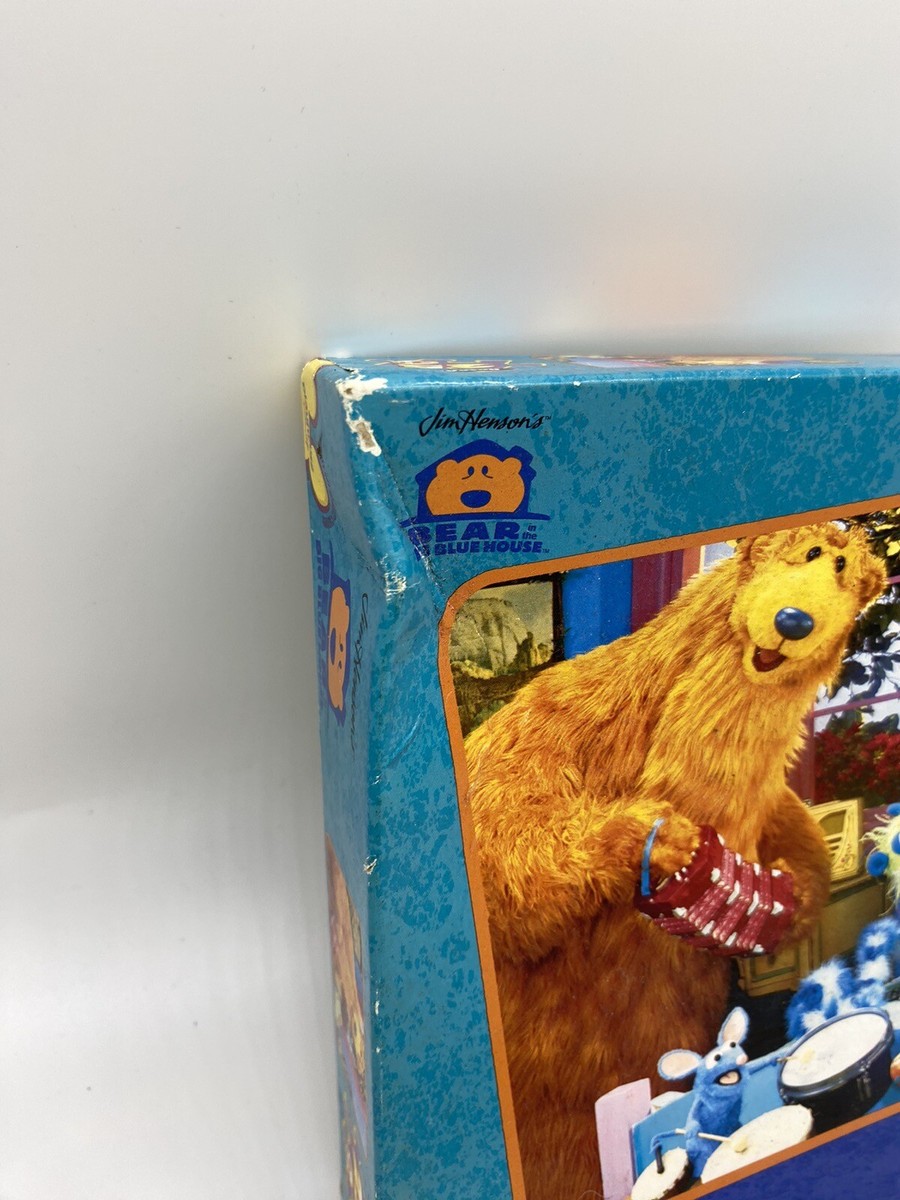 Ours vintage des années 1990 dans la grande maison bleue en peluche, Jim Henson, Disney, très bon état avec étiquette. Super cadeau/cadeau - France