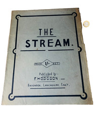 Sheet Music The Stream F Hodgson Vintage ra