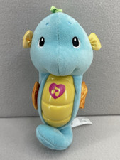 Fisher Price Soothe and Glow Seahorse Blue Light Music Compatible Gently Used