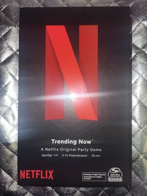 Netflix Trending Now Original Party Card Game