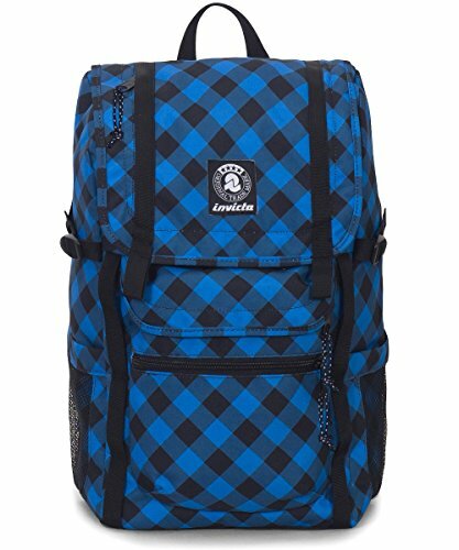 Zaino Invicta Triko Backpack Blu Nero Scozzese a Quadri | Acquisti Online  su eBay