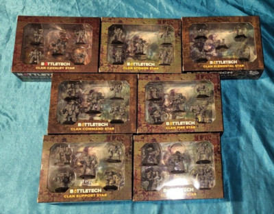 Clan Star Force Packs x7 lot Battletech