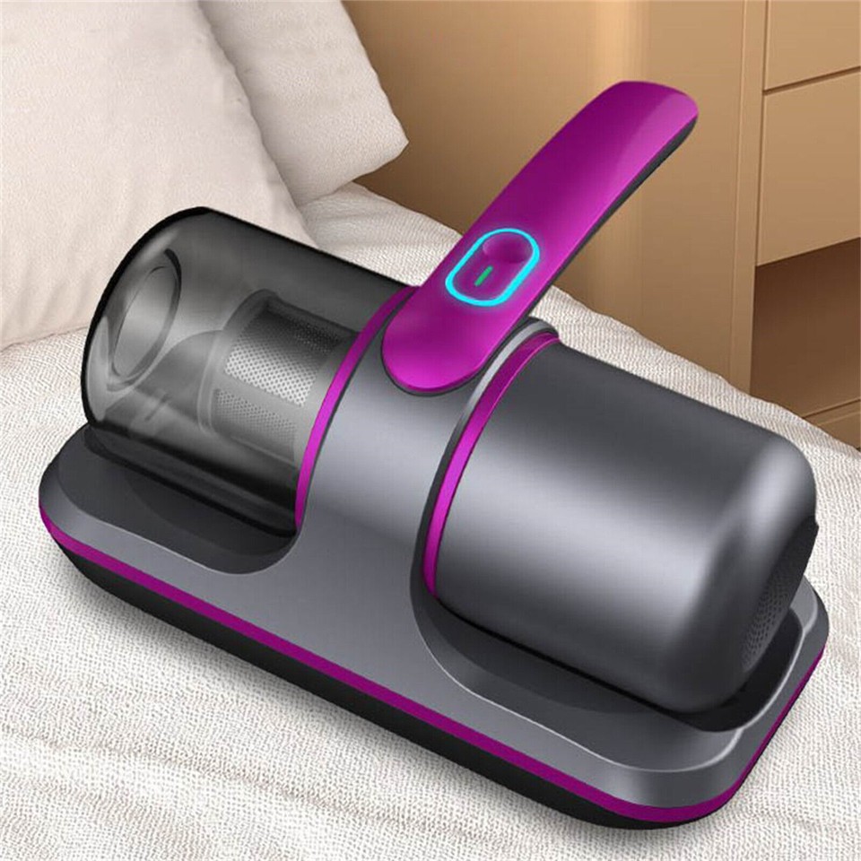 Handheld Vacuum Cleaner Cordless UV Dust Mite Remover Bed Blanket Sofa
