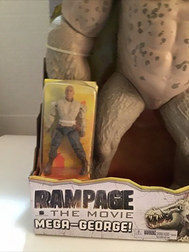 RAMPAGE The Movie 16" MEGA GEORGE Dwayne Johnson WALMART EXCLUSIVE *NEW* Lanard - Picture 3 of 7