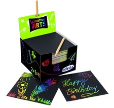 Arts & Crafts 53050 Images à Gratter Feuilles - Carte Loisirs Créatif