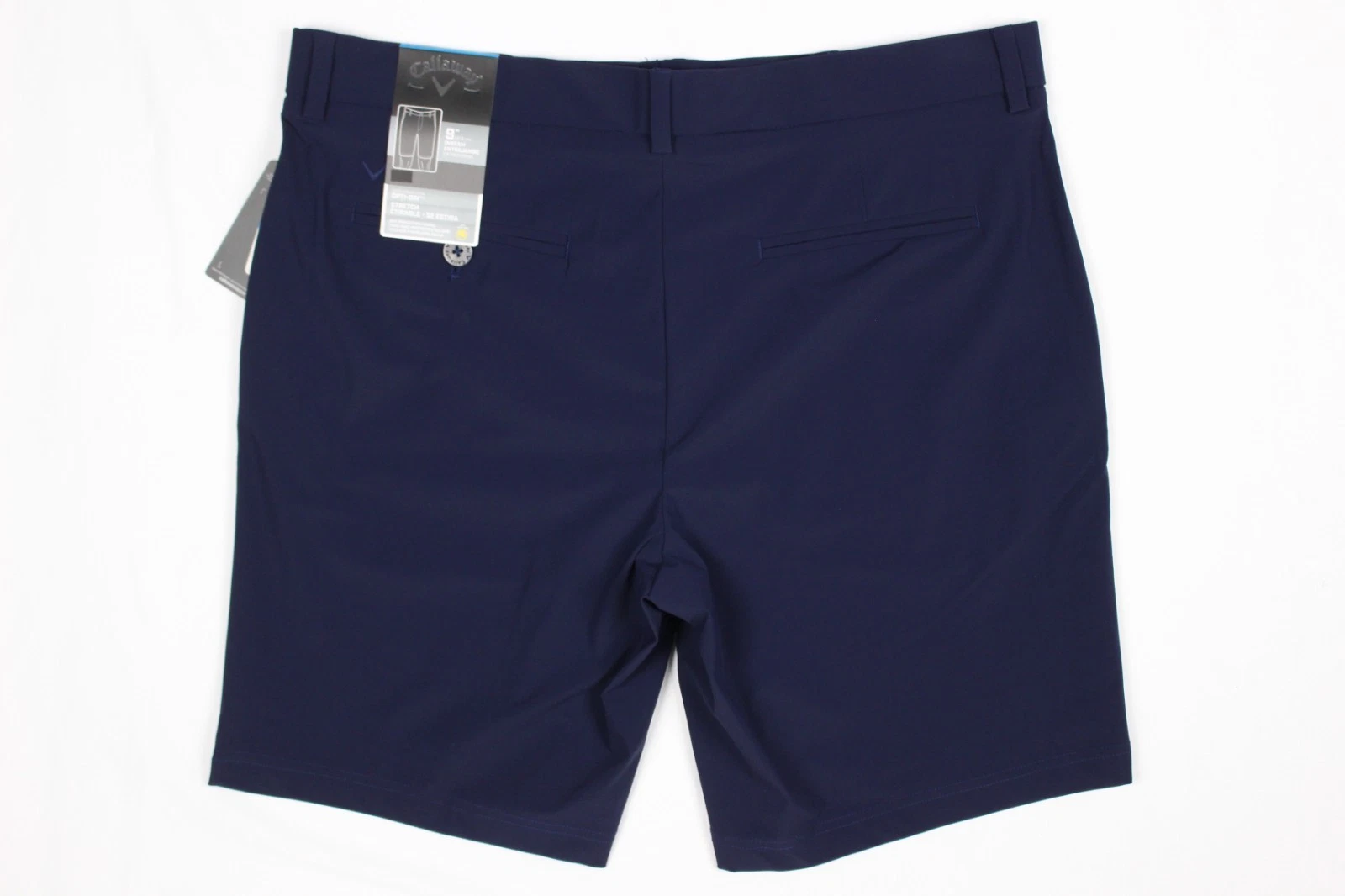 Callaway Men's 9" Flat Front Solid Golf Shorts Opti Dri Peacoat Blue
Opens in a new window or tab