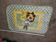 VTG WARNER BROS. BABY LOONEY TUNES ACRYLIC BLEND CHANGING NURSERY THROW BLANKET