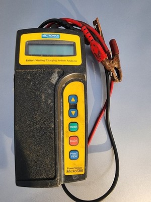 Midtronics Power Sensor Micro 500,  Tested / Works Clip Slight Bent. (Used)