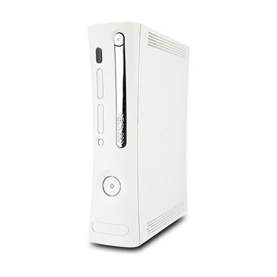 defekte Xbox 360 Fat Konsole Falcon 14,2A in Weiss ohne alles defekt Bastlerware