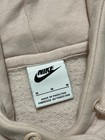 Nike Center Swoosh Hoodie Womens Medium Pink Mini Swoosh Oversized Baggy Y2K — photo 5
