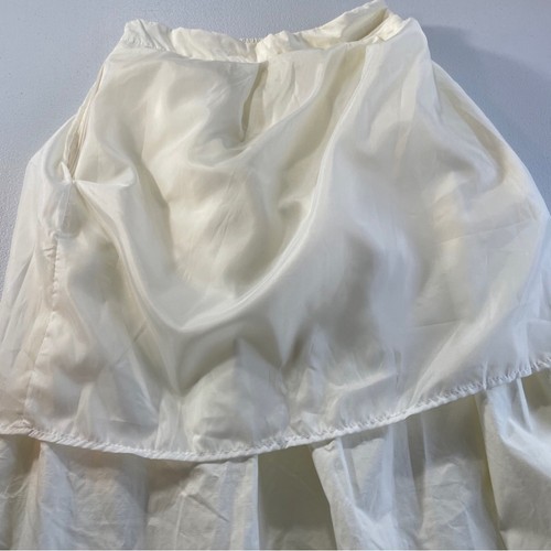 Renouveau Boho Midi Skirt Elastic Waist Side Pockets Sie XS/S Cream Beachy - Picture 15 of 16