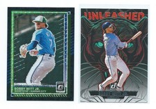 2025 Donruss/Optic-Bobby Witt Jr. Unleashed/Black Circle-Kansas City Royals