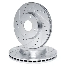 For Chevy Aveo 04-17 R1 Concepts Drilled & Slotted Front Brake Rotor Set