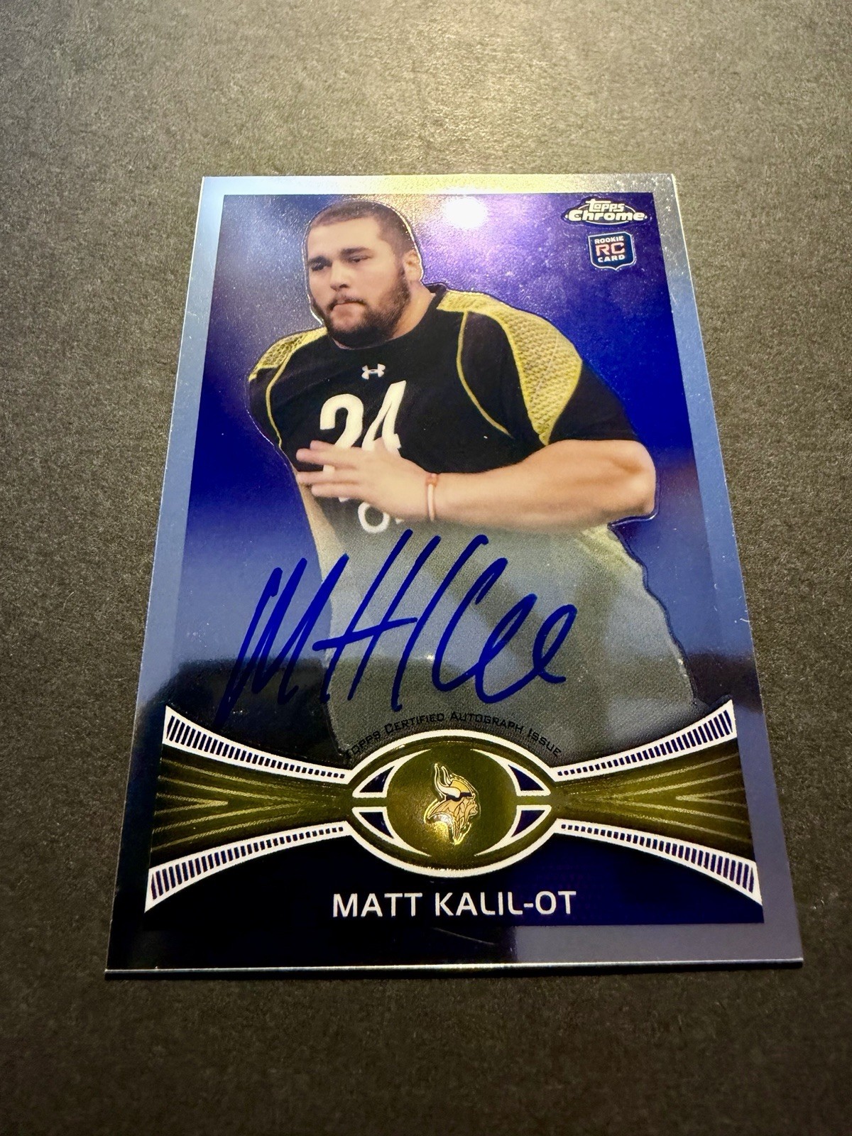 Matt Kalil Topps Chrome #108 Autograph