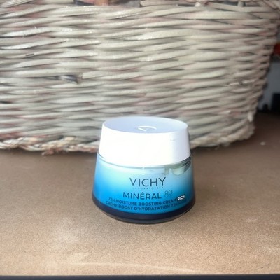 VICHY Mineral 89 72HR Moisture Boosting Cream | Hyaluronic Acid 50ml 1.69 FL OZ