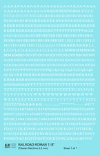 K4 HO Scale Water Slide Decals White 1/8 Inch Railroad Roman Letter Alphabet