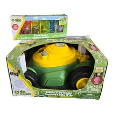 NEW John Deere Bubble 'N' Go Lawn Mower for Toddlers w/ 6-Pack of Bubbles