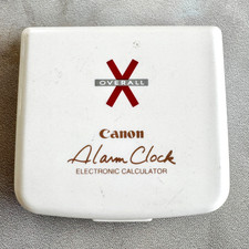 Canon CC-10 Vintage Electronic Calculator Alarm Clock 1980s Rare Retro Japan