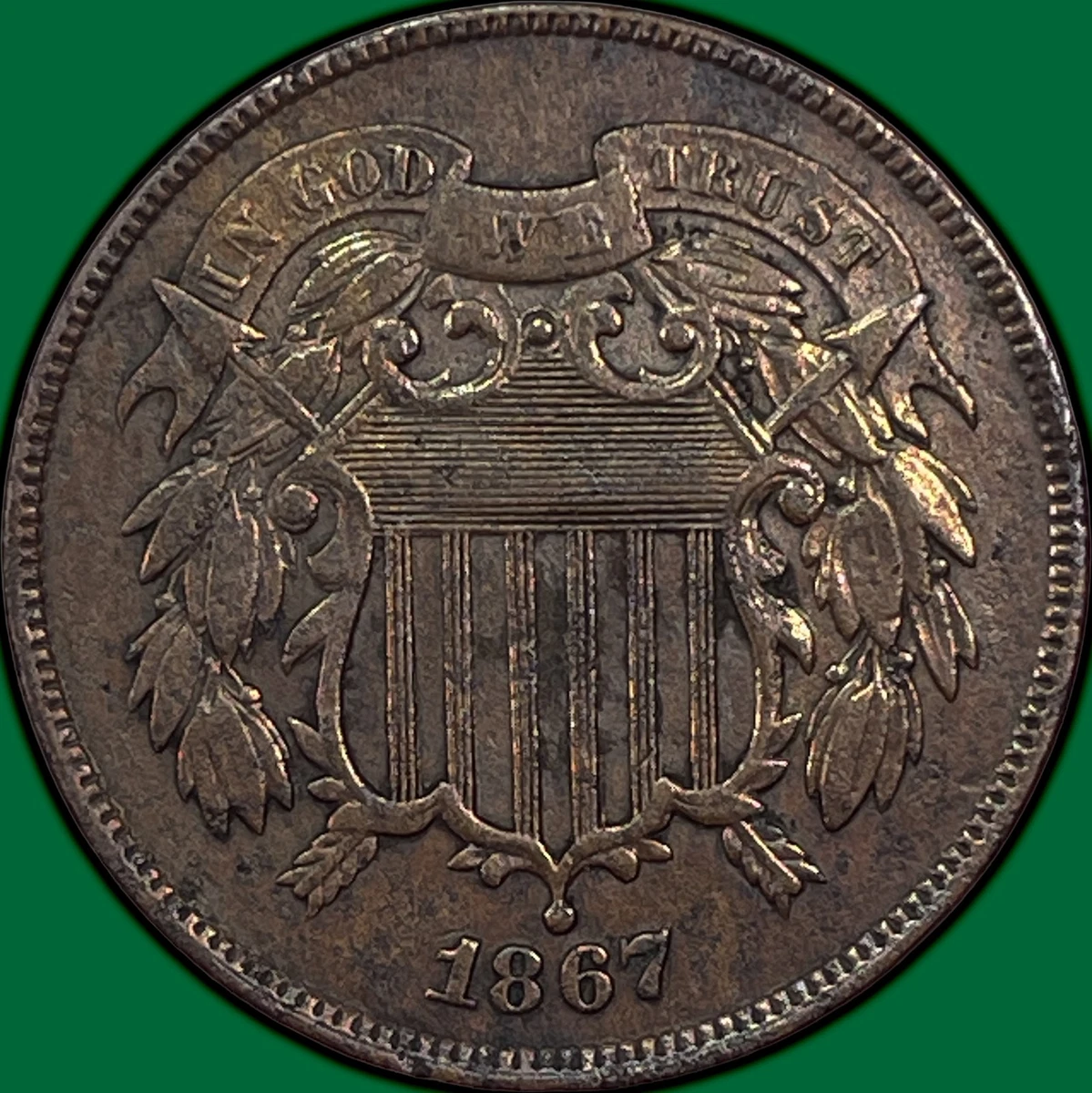 1867 年美国硬币错币| eBay