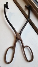 Fireplace Tong or Blacksmithing Tool Bronze or Copper Adjustable Coal Grabber 🔥