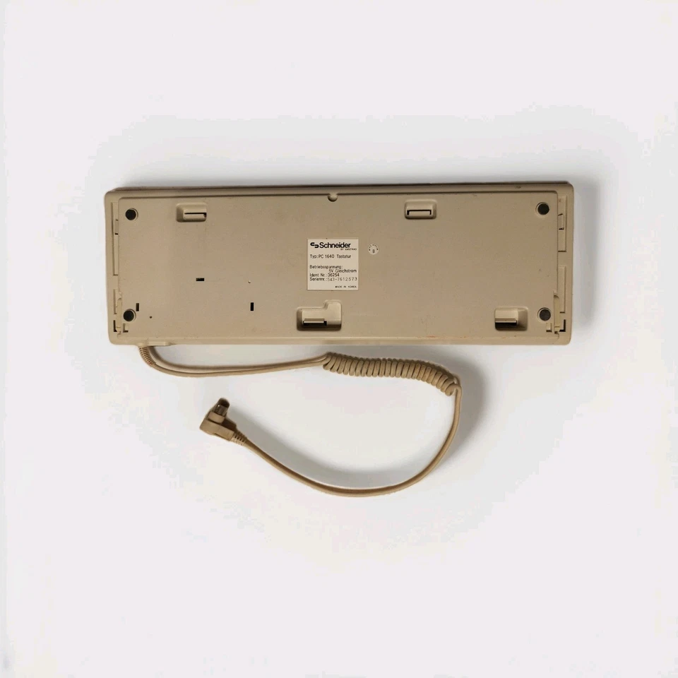Schneider 640K Personal Computer by Amstrad PC1640 Vintage Tastatur Keyboard - Bild 3 von 4