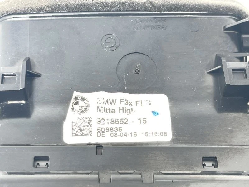 BMW 328i 2014-2016 tablero central moldura de madera con ventilación de aire acondicionado 55240 Foto 2 de 4