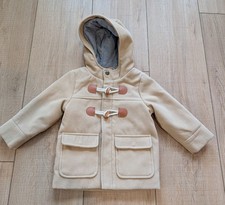 Cat and Jack Pea Coat Winter Jacket Beige Size 2T