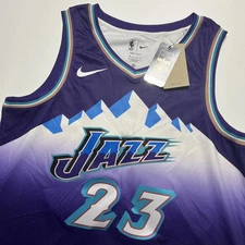 NEW Nike Lauri Markkanen Utah Jazz Purple Swingman Mens Jersey Sz Large 48 $120