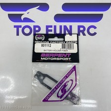 SERPENT 801112 PORTA BATTERIA FIBRA PER AUTO RC NITRO S811 COBRA SCALA 1/8