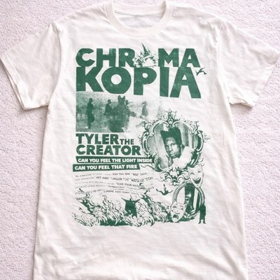 90s CHROMAKOPIA Tyler, The Creator Rare Design White T shirt NH26461