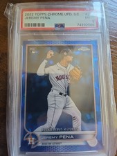 2022 Topps Chrome Update Series Sapphire Edition Jeremy Pena PSA 9 Astros