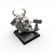 Zwergenlord mit Hammer Warhammer Metall 6. Edition 2005