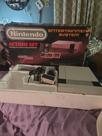 Juego de acci&oacute;n NES completo en caja Super Mario Bros/Duck Hunt Nintendo