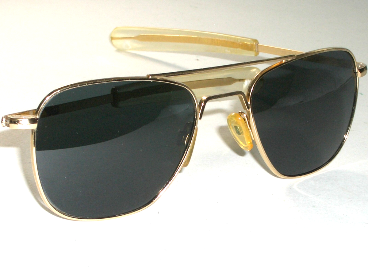 ランドルフ　アビエーター　52mm AF-52[]20mm RANDOLPH ENG USA GOLD GRAY UV CRYSTAL NAVAL PILOT