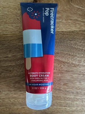 Bath and Body  Works Firecracker Pop Ultimate Hydration Body Cream 8 oz New