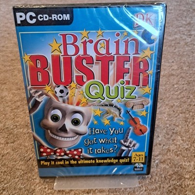 DK Brain Buster Quiz PC CD-ROM Videospiel Alter 7-11 Windows NEU VERSIEGELT