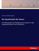 Heinrich Karl Wilhelm Berghaus | Der Sprachschatz Der Sassen | Taschenbuch