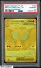 2025 Pokemon PFL En Mga Hyper Rare #130 Mega Charizard X Ex PSA 10 GEM MINT