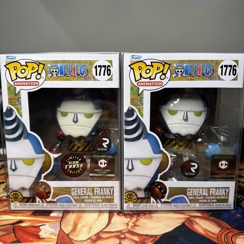 Funko Pop! Vinyl: One Piece - General Franky Pre-Release Chase Bundle w/Protect