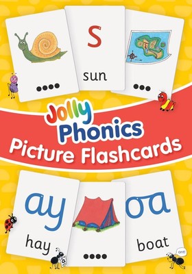 Jolly Phonics Picture Flash Cards: in Precursive Letters by Sara Wernham Cards B
