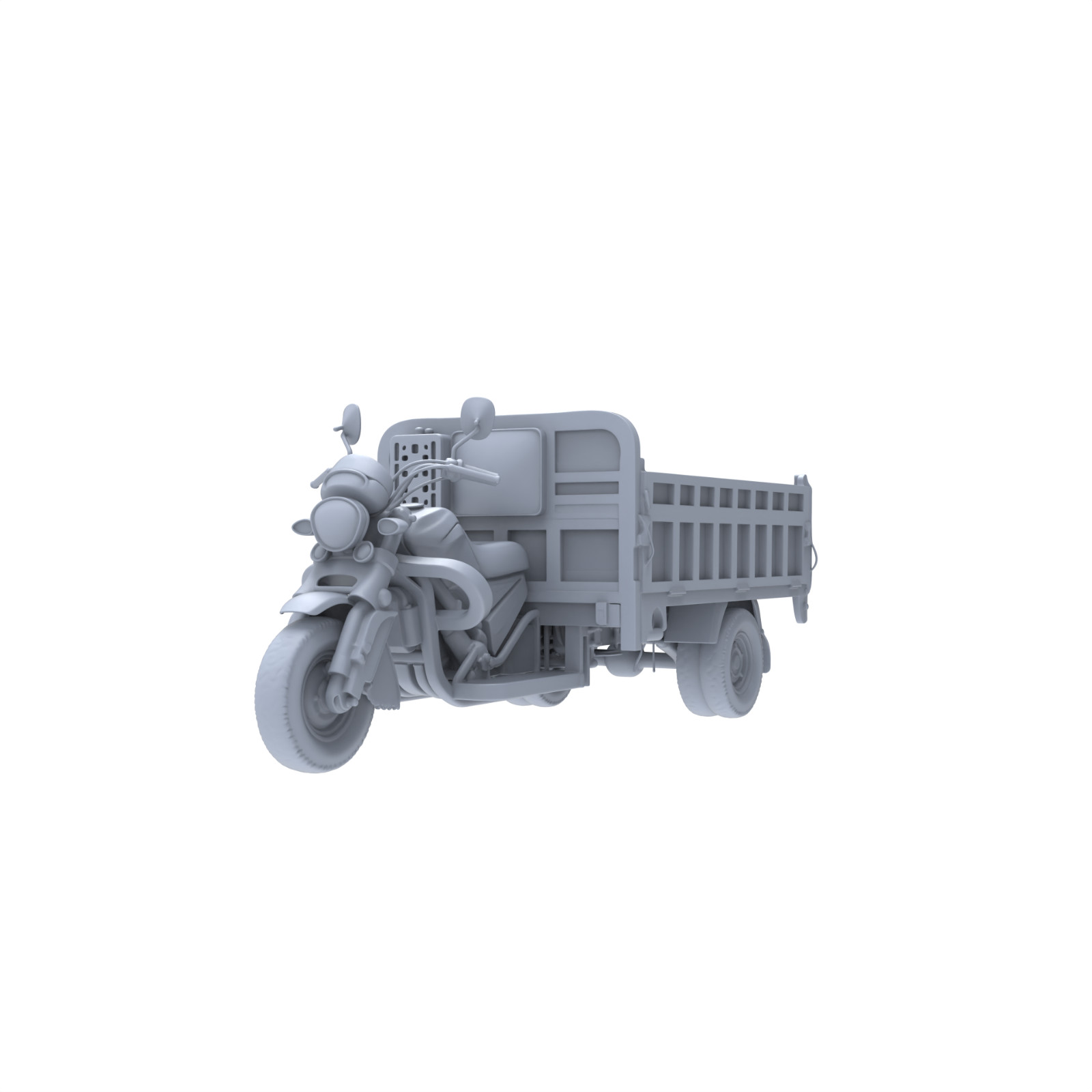LYTA050 1/160 Utility Cargo Tricycle Hobbyists & Urban Delivery Scene Building