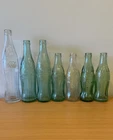 7 Vintage Coca-Cola Bottles Large Lot Of Rare Coke Bottles Various Sizes 1950s+
