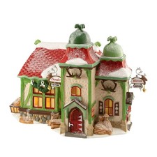 NIB Department 56 North Pole Reindeer Stables Donder & Blitzen RETIRED #809360