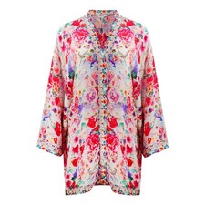 Inoa Damen Kaftan Rosetto Gardenia 1202118 Pink