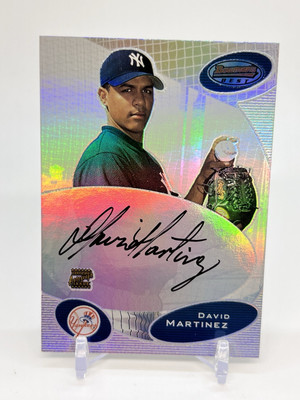 2003 BOWMAN'S BEST AUTOGRAPH David Martinez New York Yankees BB-DM