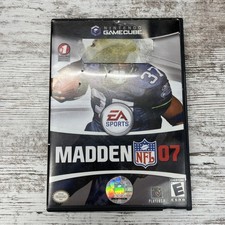 Madden NFL 07 - Nintendo GameCube Manual, Tested, Working, Authentic