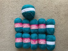 WANGARATTA PURE WOOL 8 PLY YARN-DEEP TORQUISE-670 GRAMS