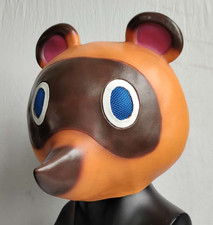 Animal Head Halloween Mask Latex Costume Full Headgear Cosplay Roleplay Props
