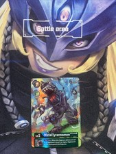 Digimon MetalTyrannomon BT2-046 R Foil NM/M Alternate Art Dimensional Phase